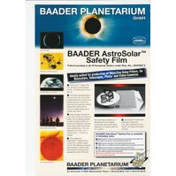 Sluneční fólie BAADER AstroSolar pro výrobu slunečních filtrů - formát A4